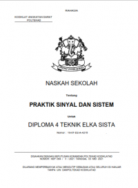 Image of E-Book Hanjar Praktik Sinyal Dan Sistem Prodi Elkasista