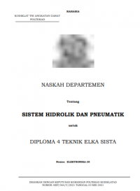 Image of E-Book Hanjar Sistem Hidrolik Prodi Elkasista