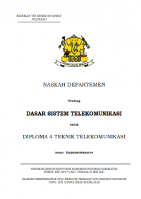 Image of E-Book Hanjar Dasar Sistem Telkom Jurusan Telekomunikasi