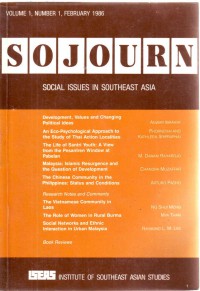 Image of Sojourn: Social Issues in Southeast Asia