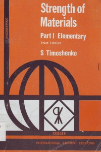 Image of Strength of Materials Part 1: Elementary