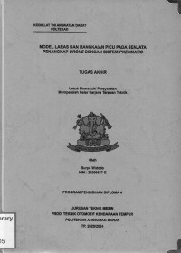 Image of Model Laras Dan Rangkaian Picu Pada Senjata Penangkap Drone Dengan Sistem Pneumatic