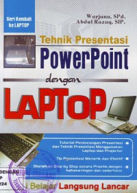Image of Tehnik Presentasi Power Point dengan Laptop