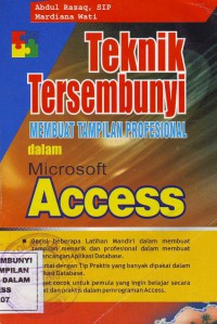 Image of Teknik Tersembunyi Membuat Tampilan profesional dalam Microsoft Access