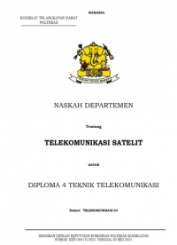 Image of E-Book Hanjar Telekomunikasi Satelit Prodi Telkommil