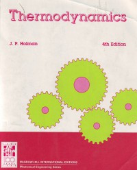 Image of Thermodynamics-An Introductory Text for Engineering Students