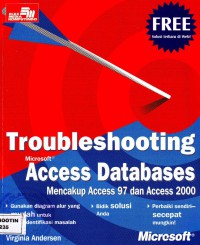 Image of Troubleshooting Microsoft Access Databases Mencakup Access 97 dan Access 2000