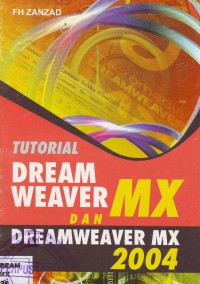 Image of Tutorial Dream Weaver MX Dan DreamWeaver MX 2004