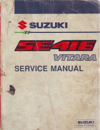 Image of Suzuki - SE416 Vitara: Service Manual
