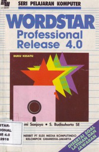 Image of Wordstar Professional Relase 4.0 jilid 1